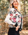 Selene Print Front Knit Cardigan