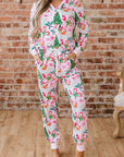 Georgia Pattern Pullover Drawstring Pants