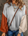 Alejandra Sleeve Ribbed Trim Sweater