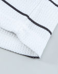 Simone Henley Waffle Knit Top