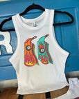 8 Ball Chaps Cropped Tank
