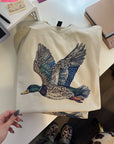 Faux Rhinestone Mallard TEE or CREWNECK