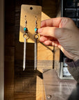 Turquoise heart and chic dangle