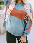 Emma Striped Bishop Sleeve Top