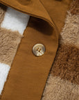 Amora Sherpa Loose Knit Cardigan