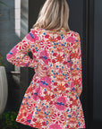 Analia Long Sleeve Mini Dress