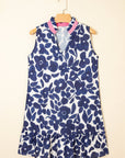 Margaret Colorblock Notched Mini Dress