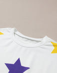 Mardi Gras Star Long Sleeve Top