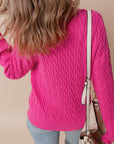 Lola High Drop Shoulder Sweater