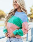 Samantha Patchwork Sweatshirt
