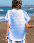 Madalyn Knitted Short Sleeve Top