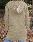 Amelia Snap Hooded Puffer Coat