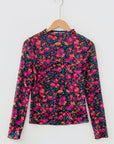 Leona Sleeve Mock top Long Sleeve Top
