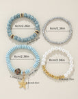 Leia Pendant Beaded Bracelet Set