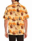 Western Grunge Men's Western Camp Shirt