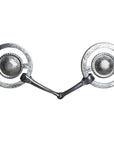 5" Hilason Western Engraved Stainless Stteel Horse Mouth Ring Snaffle Bit