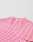 Calliope Knit Short Sleeve Sweater