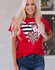 Brynleigh Shaped Print T Shirt