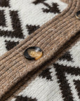Adelynn Geometric Pattern Front Sweater