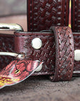 58 In Hilason Gun Belt Heavy Duty Double Layer Stitched Mens Womens Belt