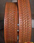 HILASON Western Genuine Leather Belt for Men Women Cowboy Cowgirl Handmade Unisex Full Grain Heavy Duty Tooled Belt for Jeans