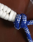 HILASON Western Horse Poly Rope Tied Adjustable Halter 8 Ft Lead Rope