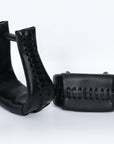 Hilason Western Saddle Bell Oil Leather Horse Saddle Stirrups Neck 3 In