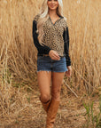 Monanaya Cuff Quarter Zip Hoodie