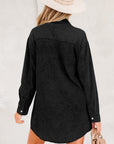 Takina Raw Hem Loose Shirt
