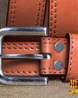 HILASON Western Genuine Leather Belt for Men Women Cowboy Cowgirl Handmade Unisex Full Grain Heavy Duty Jeans