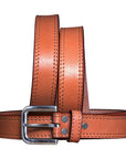 HILASON Western Genuine Leather Belt for Men Women Cowboy Cowgirl Handmade Unisex Full Grain Heavy Duty Jeans