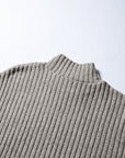 Amira High Knitted Pullover Top