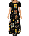 Baha Ranch Vintage Cowgirl Collage Western Dress