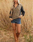 Monanaya Cuff Quarter Zip Hoodie