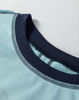 Colorblock Patchwork Long Sleeve Crewneck Sweatshirt