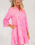 Oaklynn Tiered Flowy Mini Dress