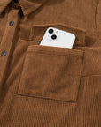 Galilea Corduroy Full Collared PLUS Shirt