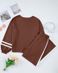 Varsity Stripe Pullover and Drawstring Pant Set