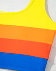 Dylan Colorblock Square Top