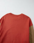 Ella Patchwork Drop Shoulder Pullover