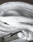 Hilason Horse Riding Poly Lead Rope Blue Tan 1" X 9 Ft.