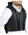 Equestrian Horse Tall Collar Riding Vest Safety Protective Hilason Leather