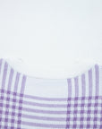 Giuliana Ribbed Trim Loose Sweater