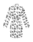 Baha Ranch Cowboy Print Western Satin Robe