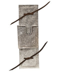 HILASON Western Leather Bull Rope Pads Regular