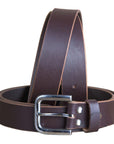 HILASON Western Genuine Leather Belt for Men Women Cowboy Cowgirl Handmade Unisex Full Grain Heavy Duty Tooled Belt for Jeans