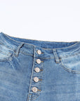 Kyra Waist Distressed Flared Jeans