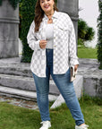 Emily Down Casual Western Plus Jacket
