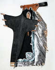Hilason Handmade Genuine Leather Chaps Adult Handtooled Rodeo Bull Riding