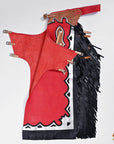 Hilason Handmade Genuine Leather Chaps Adult Handtooled Rodeo Bull Riding